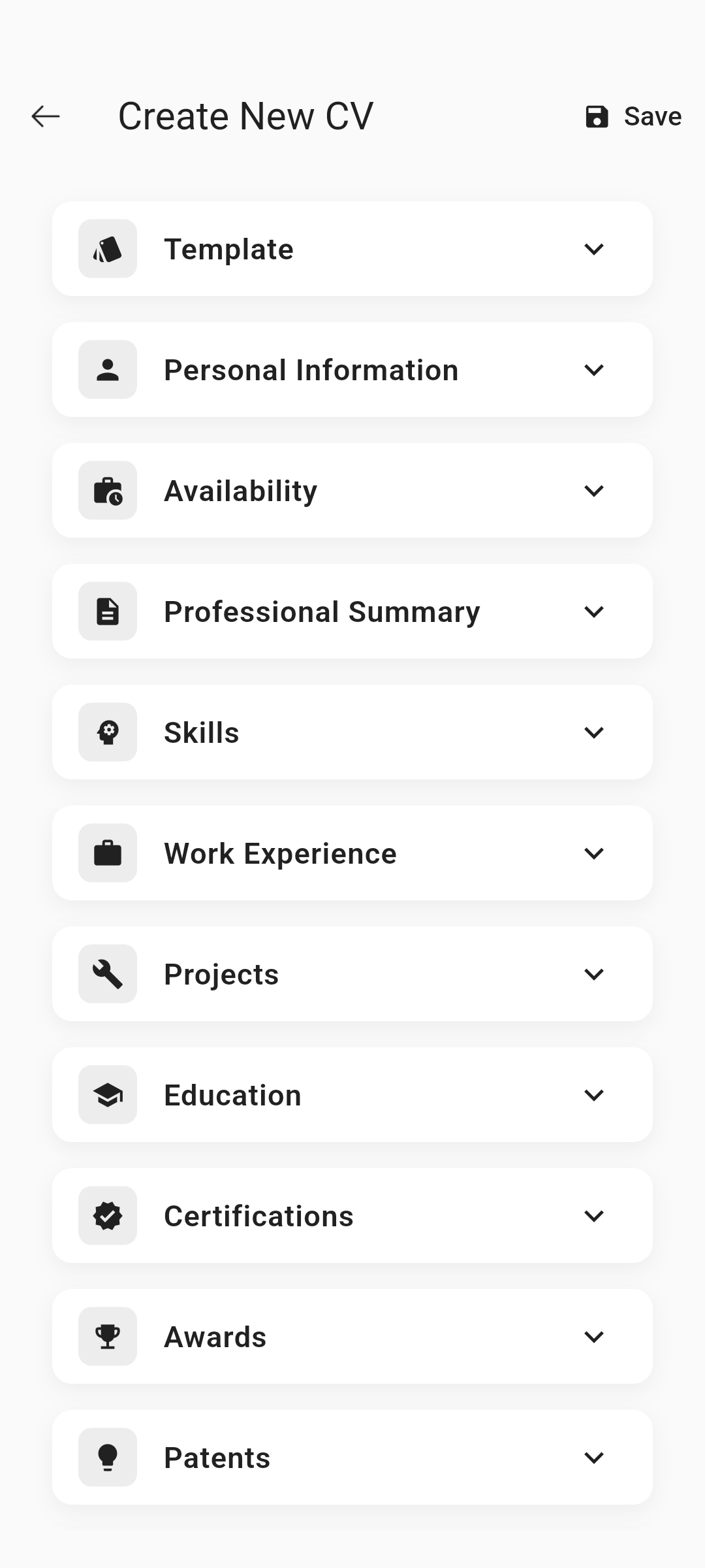 Create CV